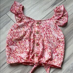 Floral summer blouse